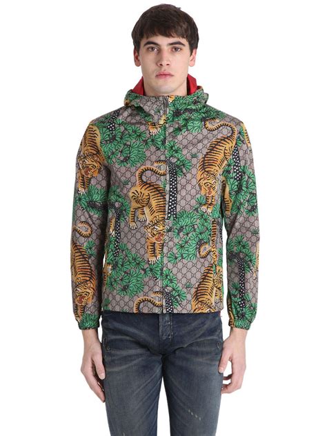 gucci tiger gg nylon jacket|Gucci tiger for sale.